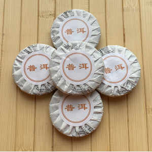 Шен пуэр в таблетках Золотой Торт 2022 год 100 г. Photo 3